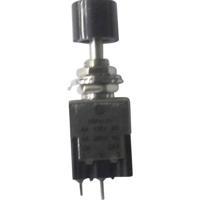 TRU COMPONENTS 1587790 TC-PA101A1BK Drukschakelaar 250 V/AC 3 A 1x aan/uit Continu 1 stuk(s) - thumbnail