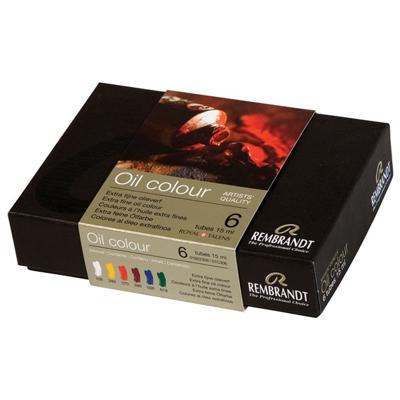 Rembrandt Olieverf Starterset - 6 x 15 ml Tubes