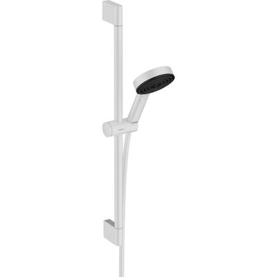Doucheset HansGrohe Pulsify Select S 3 Jets Relaxation Met Glijstang 65 cm Mat Wit