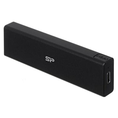 SILICON POWER PD60 Enclosure USB-C-behuizing M.2 PCIe NVMe SSD / M.2 SATA SSD (SP000HSPSDPD60CK) Zwart - thumbnail