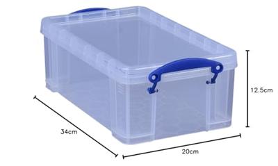Really Useful Box opbergdoos 5 liter, transparant Really Useful Box opbergdoos 5 liter, transparant
