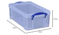 Really Useful Box opbergdoos 5 liter, transparant - thumbnail