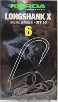 Korda Long Shank X Size 8, 10 st - thumbnail