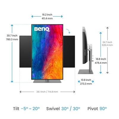 BenQ DesignVue PD-Serie PD3225U 32 4K Ultra HD TB3 85W IPS Monitor