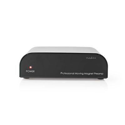 Voorversterker | Input: 1x RCA | Output: 1x RCA | Phono / Platenspeler | Automatisch | Zwart Voorversterker | Input: 1x RCA | Output: 1x RCA | Phono / Platenspeler | Automatisch | Zwart