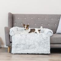 TRIXIE Harvey 38045 stoelbeschermer gestoffeerd vierkant 70 × 90 cm wit/zwart - thumbnail