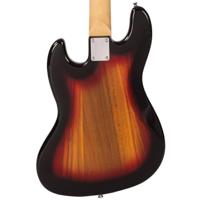 Vintage V495SB Coaster Series 5-string 3-Tone Sunburst vijfsnarige elektrische basgitaar - thumbnail