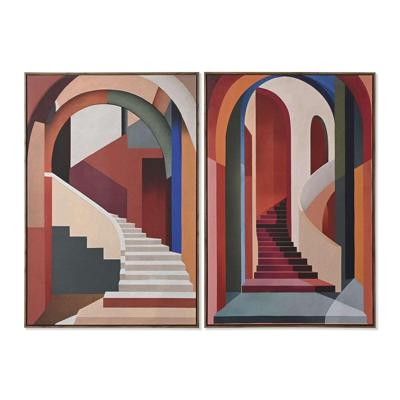 Canvas Home ESPRIT polyestyreen Canvas 80 x 4,5 x 120 cm