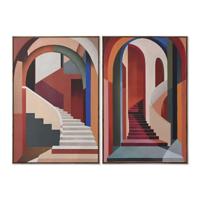 Canvas Home ESPRIT polyestyreen Canvas 80 x 4,5 x 120 cm - thumbnail