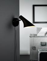 Wandlamp zwart Nordlux &apos;Vanila&apos; met stekker slaapkamer E14 schakelaar modern - thumbnail