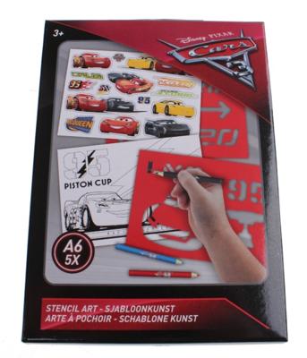 Disney Cars 3 Hobby Box sjabloonkunst Disney Cars 3 Hobby Box sjabloonkunst