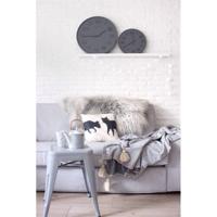 NeXtime klok 3095gs wood wood big, ø52.8 cm, wall, gray - thumbnail