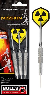 Bull's Mission steeltip-dartpijlen (Gewicht pijl: 0,023 kg)