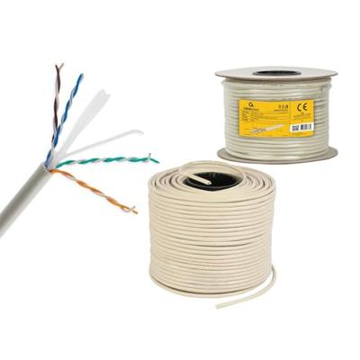 CAT6 UTP LAN-kabel (premium CCA) stug, 305 meter CAT6 UTP LAN-kabel (premium CCA) stug, 305 meter