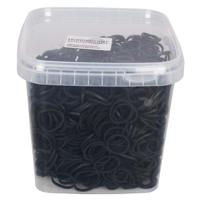 Invlechtelastiekjes zwart maat:250 - thumbnail