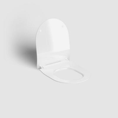 Clou Hammock Dunne Zitting En Deksel Met Soft Closing Systeem en Quick Release Systeem Glanzend Wit 37x43x5 cm Clou Clou Hammock Dunne Zitting En Deksel Met Soft Closing Systeem en Quick Release Systeem Glanzend Wit 37x43x5 cm Clou