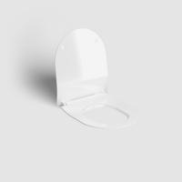 Clou Hammock Dunne Zitting En Deksel Met Soft Closing Systeem en Quick Release Systeem Glanzend Wit 37x43x5cm - thumbnail