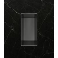 Hotbath &More Inbouwnis - 30 x 15 x 10 cm - Frameless - Geborsteld Gunmetal PVD - thumbnail