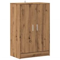 VidaXL Schoenenkast 60x35x92 cm bewerkt hout artisanaal eikenkleur - thumbnail