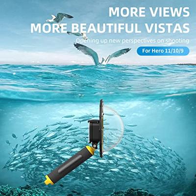 Telesin Waterdichte Dome behuizing voor GoPro Hero 9,10,11 en 12