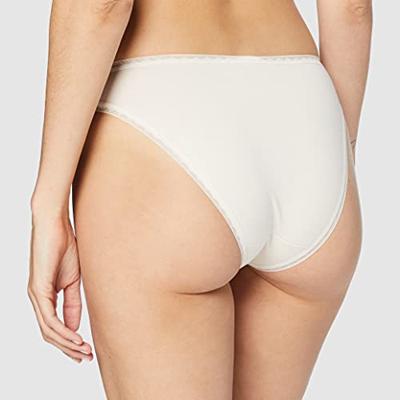 2-pack dames Basic Tai GO - biologische slips - M - Creme | Dames slip - Onderbroek - Ondergoed - M - Onderbroek - Ondergoed