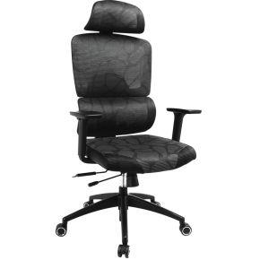 Sandberg ErgoFusion Gaming Chair Pro Universele gamestoel Gecapitonneerde zitting Zwart, Grijs