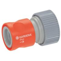 GARDENA Prof-System overgangsstuk met waterstop 19 mm (1/2") koppeling - thumbnail