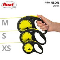 Flexi Rollijn New Neon Cord Geel - 5M M - thumbnail