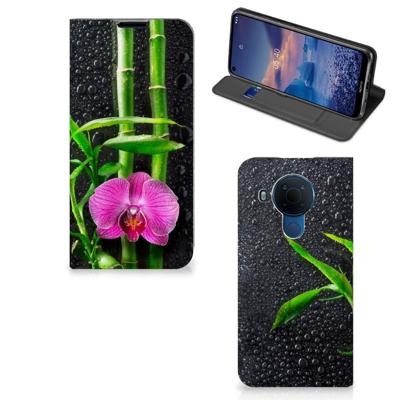Nokia 5.4 Smart Cover Orchidee Nokia 5.4 Smart Cover Orchidee