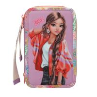 TOPModel Girl Power 3-vaks etui - paars - thumbnail