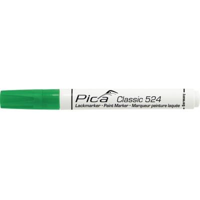 Pica 524/36 Lakmarker 2-4mm ronde tip groen,10st.