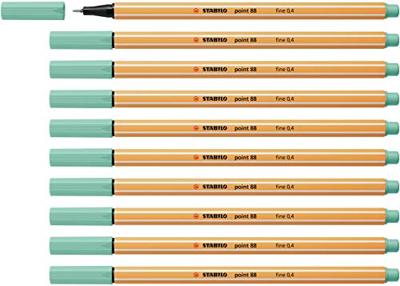 Fineliner stabilo point 88/12 f eucalyptus | 10 stuks