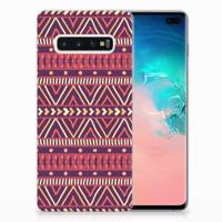 Samsung Galaxy S10 Plus | TPU bumper | Aztec Paars - thumbnail