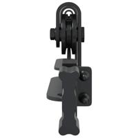 VidaXL Ophangset voor schuifdeur 213 cm koolstofstaal - thumbnail