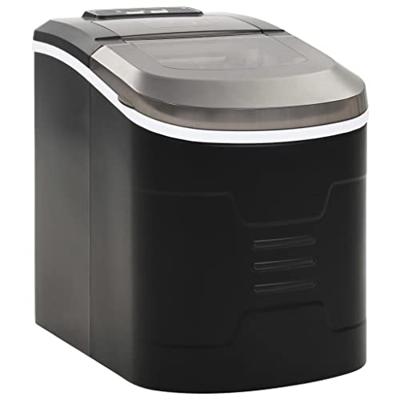 VidaXL Ijsblokjesmachine 2,4 l 15 kg/24 u zwart