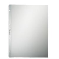 Leitz geperforeerde showtas Premium, ft A4, PVC, copy safe, transparant, pak van 100 stuks - thumbnail