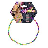 Neon ketting multikleur - thumbnail