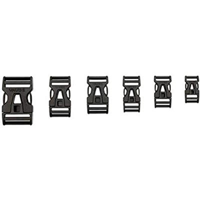 Vaude Steckschnalle 25 mm Dual Adjust black 25 mm