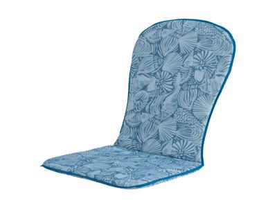 LIVARNO Tuinstoelkussen hoge rug 88 x 44 cm (Blauw)