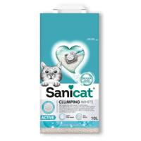 Sanicat Clumping White Active Marseille zeep kattenbakvulling 2 x 10 liter - thumbnail