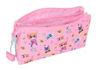 Alleshouder SuperKitties Roze Turkoois 22 x 12 x 3 cm - thumbnail