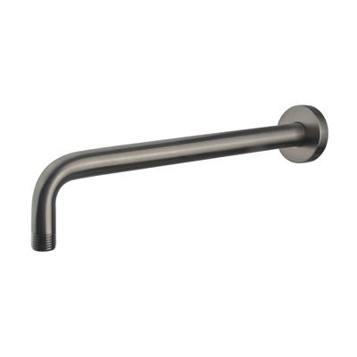 Wiesbaden Gebogen Douche-Arm Rond Muurbevestiging 35 cm Gunmetal Wiesbaden Gebogen Douche-Arm Rond Muurbevestiging 35 cm Gunmetal