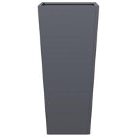 VidaXL Plantenbak 35x35x75 cm staal antracietkleurig - thumbnail