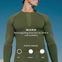FALKE Warm Longsleeve T-Shirt Heren - thumbnail