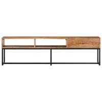 Tv-meubel 160x30x45 cm massief acaciahout - thumbnail