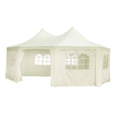 vidaXL Partytent achthoekig 6x4,4x3,5 m crème vidaXL Partytent achthoekig 6x4,4x3,5 m crème