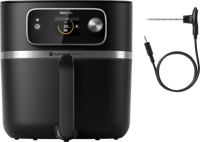 Philips HD9880/90 7000 Series Airfryer Combi Connected XXL 8.3L 2200W Zwart/RVS - thumbnail