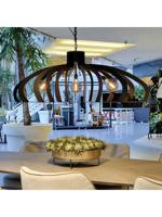 Ztahl hanglamp Catania 3L - staal - thumbnail