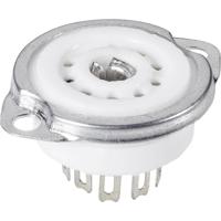 120561 Buisfitting 1 stuk(s) Aantal polen: 9 Fitting: Noval Montagewijze: Chassis Materiaal:Keramiek - thumbnail