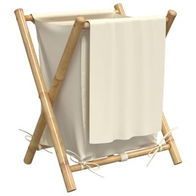 Wasmand 45x55x63,5 cm bamboe crmewit